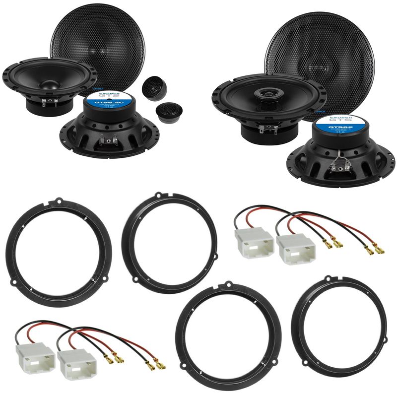 Crunch GTS-6.2C GTS-62 Lautsprecher Einbauset für Ford Fiesta JA8 Focus 3 DYB Crunch GTS-6.2C GTS-62 Lautsprecher Einbauset für Ford Fiesta JA8 Focus 3 DYB
