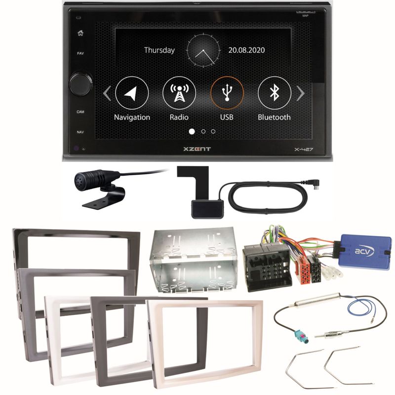 Xzent X-427 Bluetooth DAB Einbauset für Opel Astra H Corsa D Zafira B Antara Xzent X-427 Bluetooth DAB Einbauset für Opel Astra H Corsa D Zafira B Antara