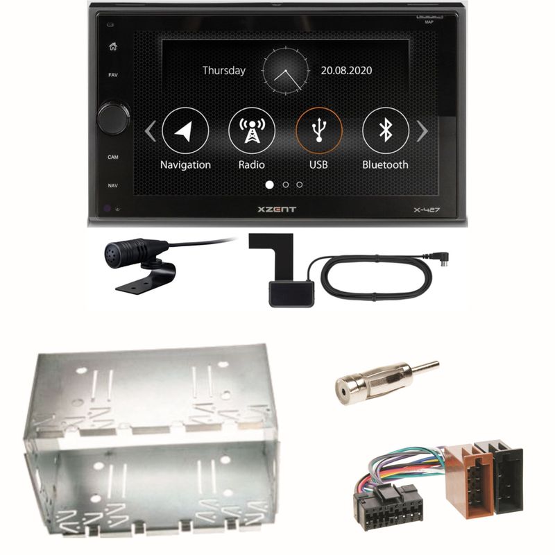 Xzent X-427 Bluetooth DAB Einbauset für Mercedes Vito Viano W639 W447 Sprinter Xzent X-427 Bluetooth DAB Einbauset für Mercedes Vito Viano W639 W447 Sprinter