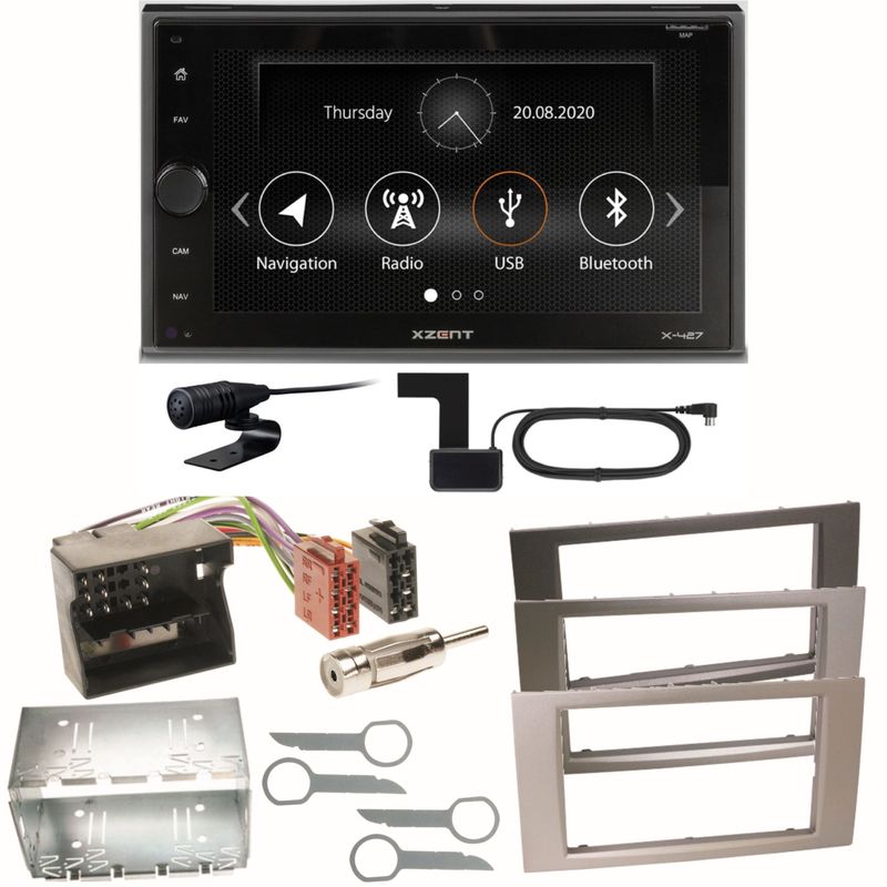 Xzent X-427 Digitalradio Bluetooth Einbauset für Ford Focus Fusion Galaxy S-Max Xzent X-427 Digitalradio Bluetooth Einbauset für Ford Focus Fusion Galaxy S-Max