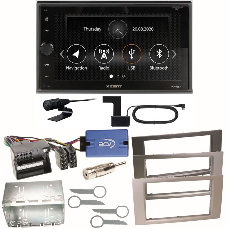 Xzent X-427 Digitalradio Bluetooth Einbauset für Ford Focus C-Max Fiesta Transit Xzent X-427 Digitalradio Bluetooth Einbauset für Ford Focus C-Max Fiesta Transit