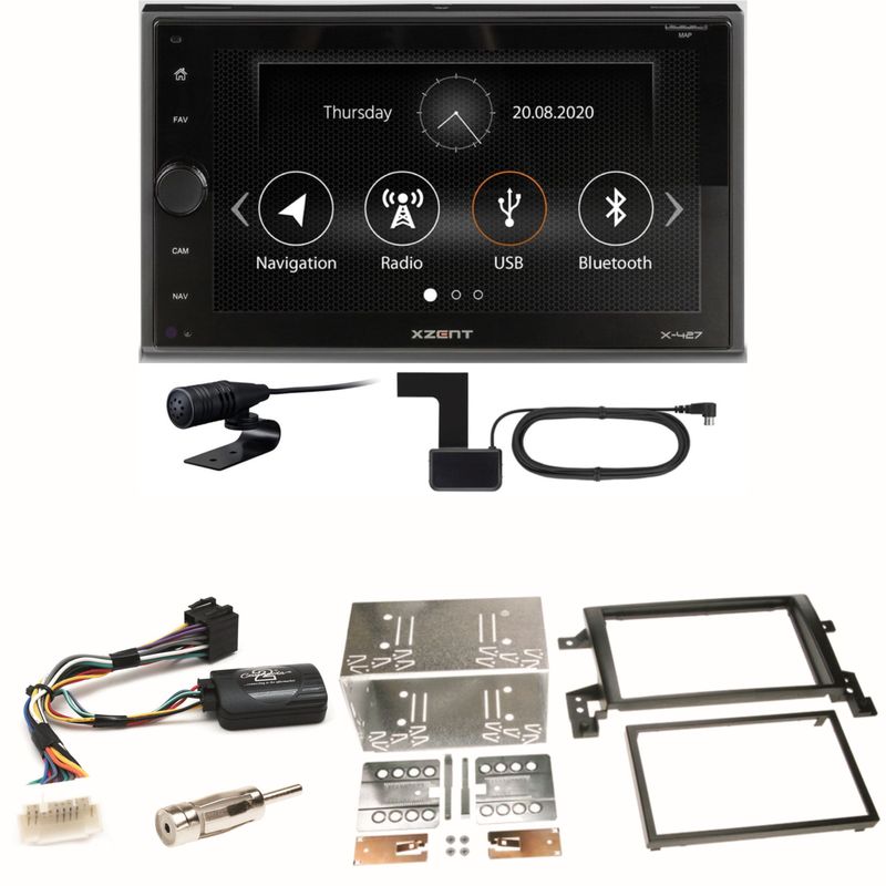 Xzent X-427 Digitalradio Bluetooth USB Einbauset für Suzuki Grand Vitara JT Xzent X-427 Digitalradio Bluetooth USB Einbauset für Suzuki Grand Vitara JT