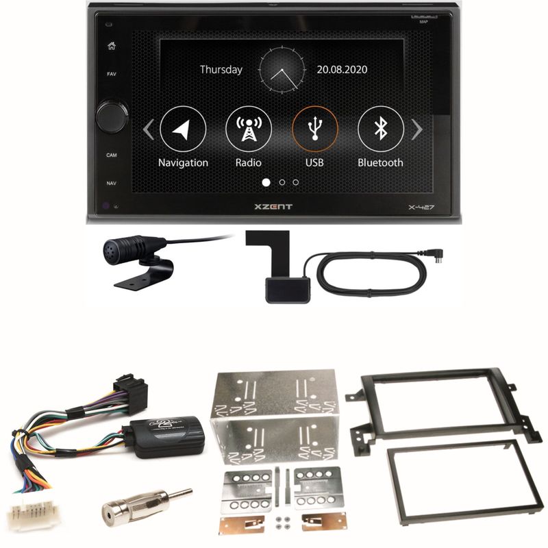 Xzent X-427 Digitalradio Bluetooth USB Einbauset für Suzuki Grand Vitara JT