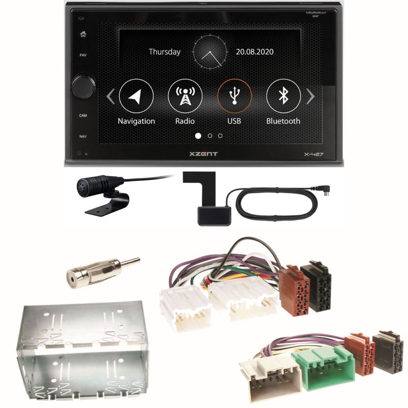 Xzent X-427 Digitalradio Bluetooth USB Einbauset für Volvo S40 V40 850 Xzent X-427 Digitalradio Bluetooth USB Einbauset für Volvo S40 V40 850