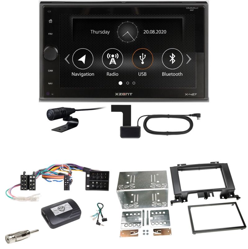 Xzent X-427 Digitalradio Bluetooth Einbauset für Mercedes Sprinter W906 Crafter Xzent X-427 Digitalradio Bluetooth Einbauset für Mercedes Sprinter W906 Crafter