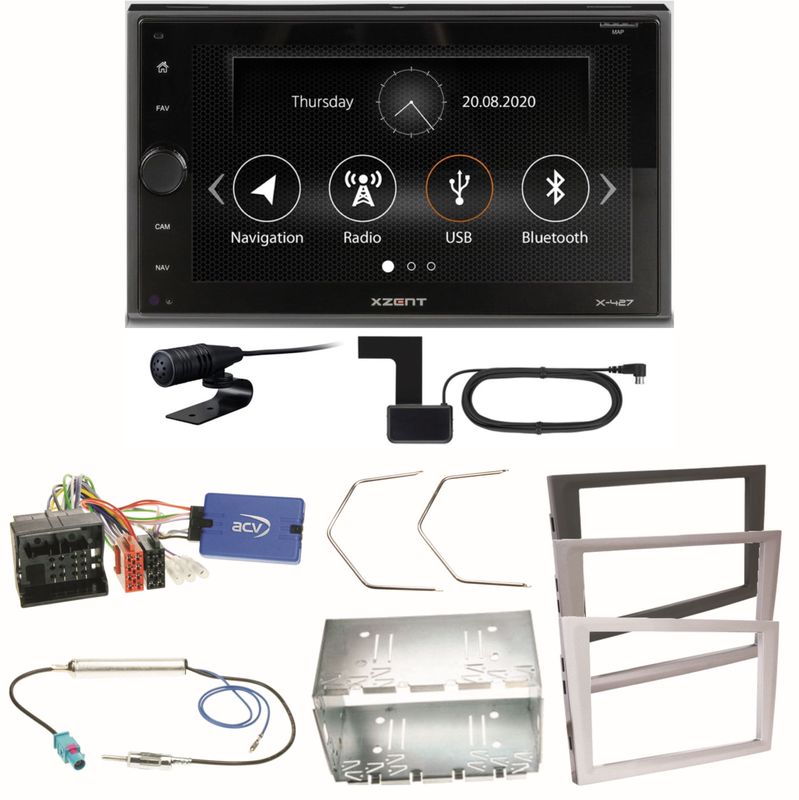 Xzent X-427 Bluetooth DAB Einbauset für Opel Signum Corsa C Tigra Twintop Xzent X-427 Bluetooth DAB Einbauset für Opel Signum Corsa C Tigra Twintop