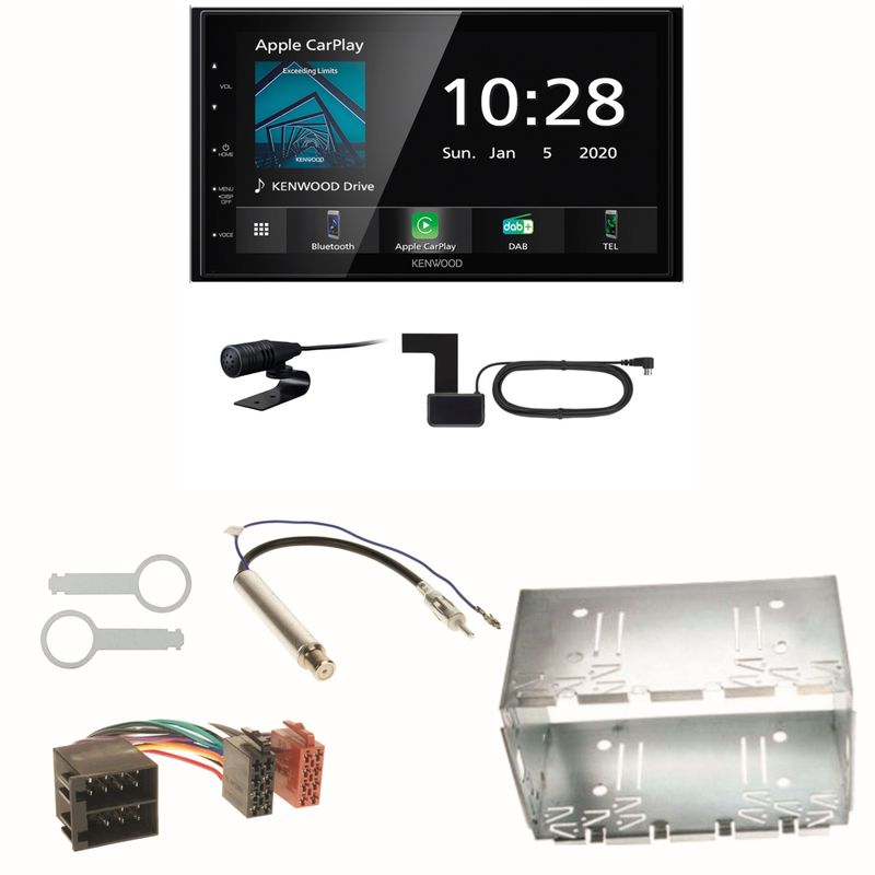 Kenwood DMX5020DABS Android Auto CarPlay Einbauset für Golf 4 Passat 3B 3BG Lupo Kenwood DMX5020DABS Android Auto CarPlay Einbauset für Golf 4 Passat 3B 3BG Lupo