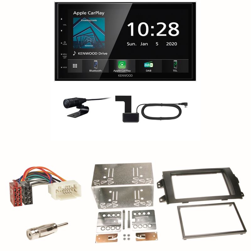 Kenwood DMX5020DABS Android Auto CarPlay Einbauset für Suzuki SX 4 Fiat Sedici Kenwood DMX5020DABS Android Auto CarPlay Einbauset für Suzuki SX 4 Fiat Sedici