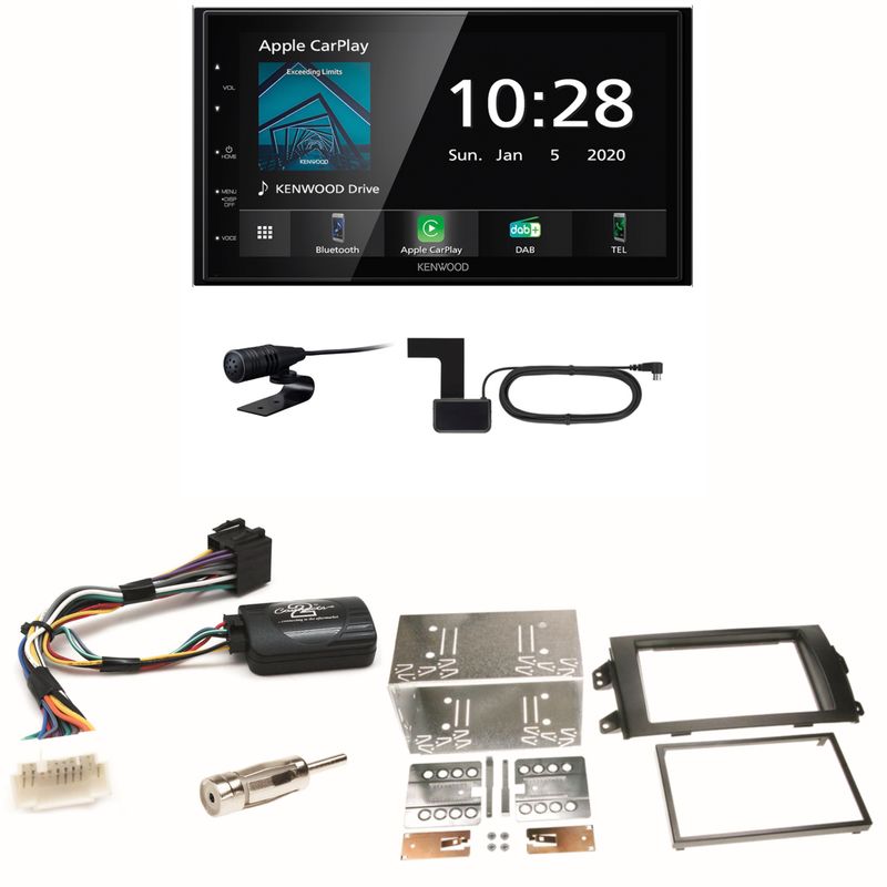 Kenwood DMX5020DABS Android Auto CarPlay Einbauset für Suzuki SX4 Fiat Sedici Kenwood DMX5020DABS Android Auto CarPlay Einbauset für Suzuki SX4 Fiat Sedici