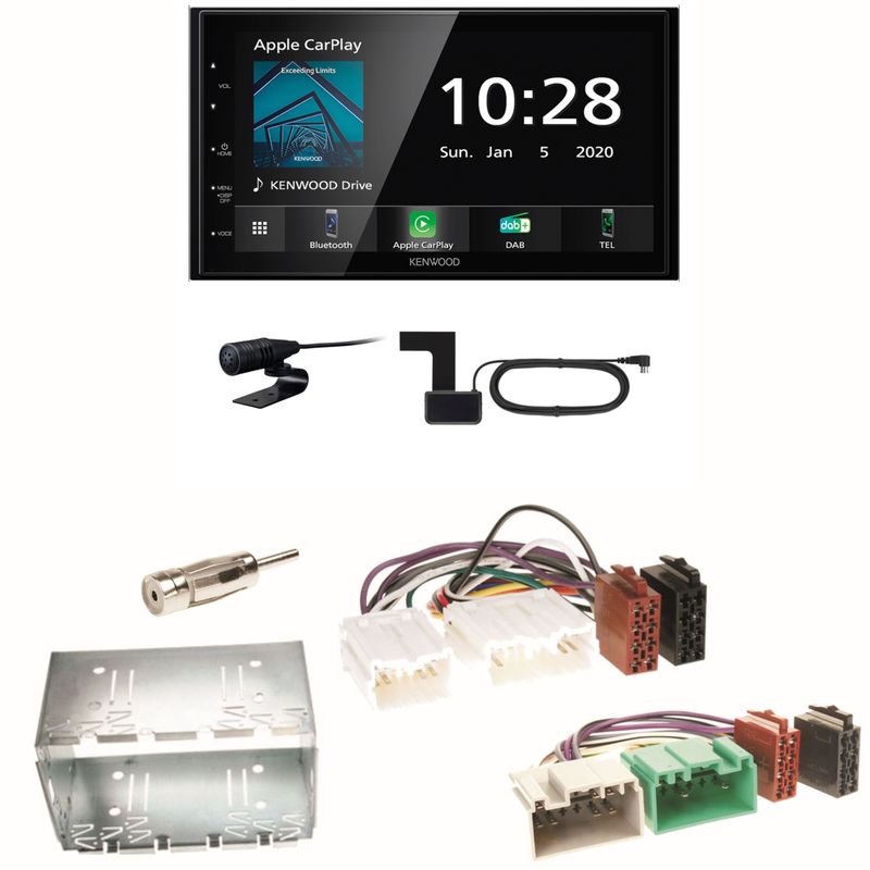 Kenwood DMX5020DABS Android Auto Einbauset für Volvo S40 V40 850 Kenwood DMX5020DABS Android Auto Einbauset für Volvo S40 V40 850