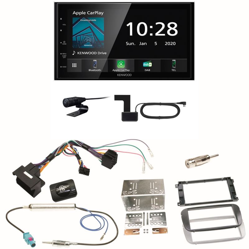 Kenwood DMX5020DABS Android Auto Einbauset für Ford Focus Mondeo S-Max Galaxy Kenwood DMX5020DABS Android Auto Einbauset für Ford Focus Mondeo S-Max Galaxy