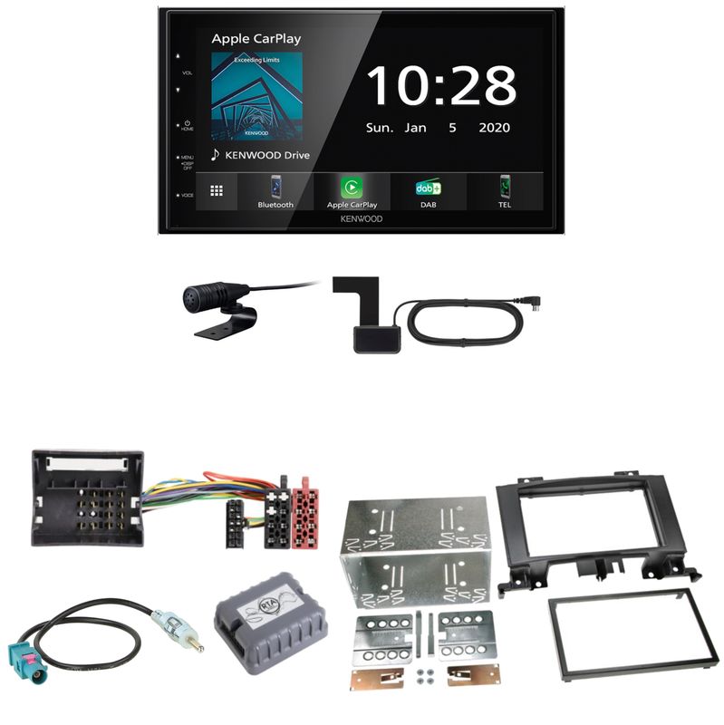 Kenwood DMX5020DABS Android Auto Einbauset für Mercedes Sprinter W906 Crafter Kenwood DMX5020DABS Android Auto Einbauset für Mercedes Sprinter W906 Crafter