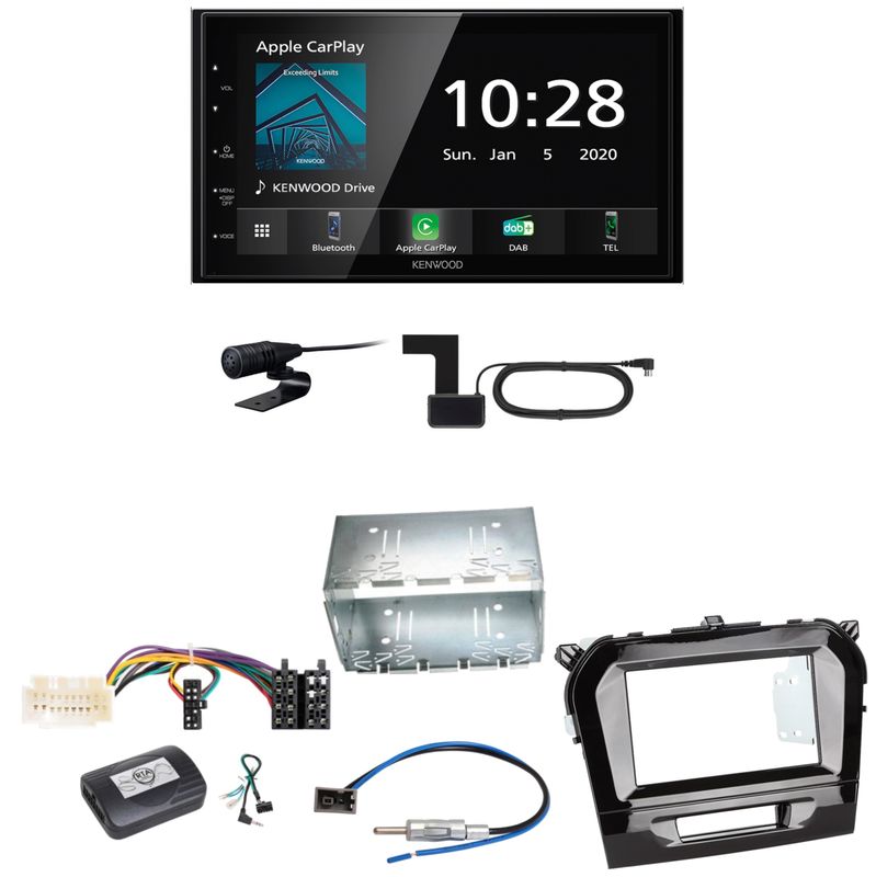 Kenwood DMX5020DABS Android Auto CarPlay Einbauset für Suzuki Vitara LY Kenwood DMX5020DABS Android Auto CarPlay Einbauset für Suzuki Vitara LY
