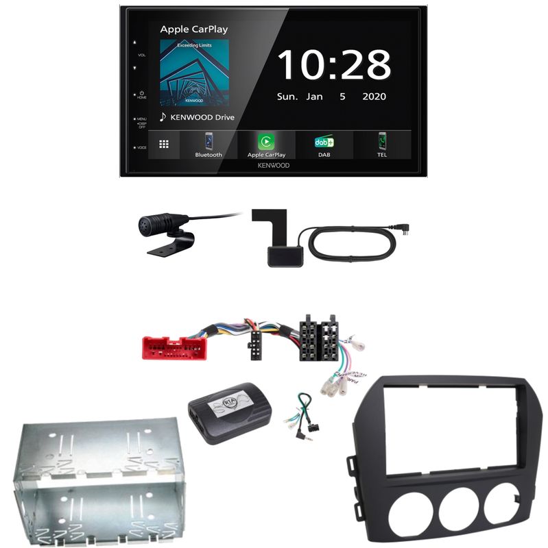 Kenwood DMX5020DABS Android Auto CarPlay Einbauset für Mazda MX-5 NC Kenwood DMX5020DABS Android Auto CarPlay Einbauset für Mazda MX-5 NC