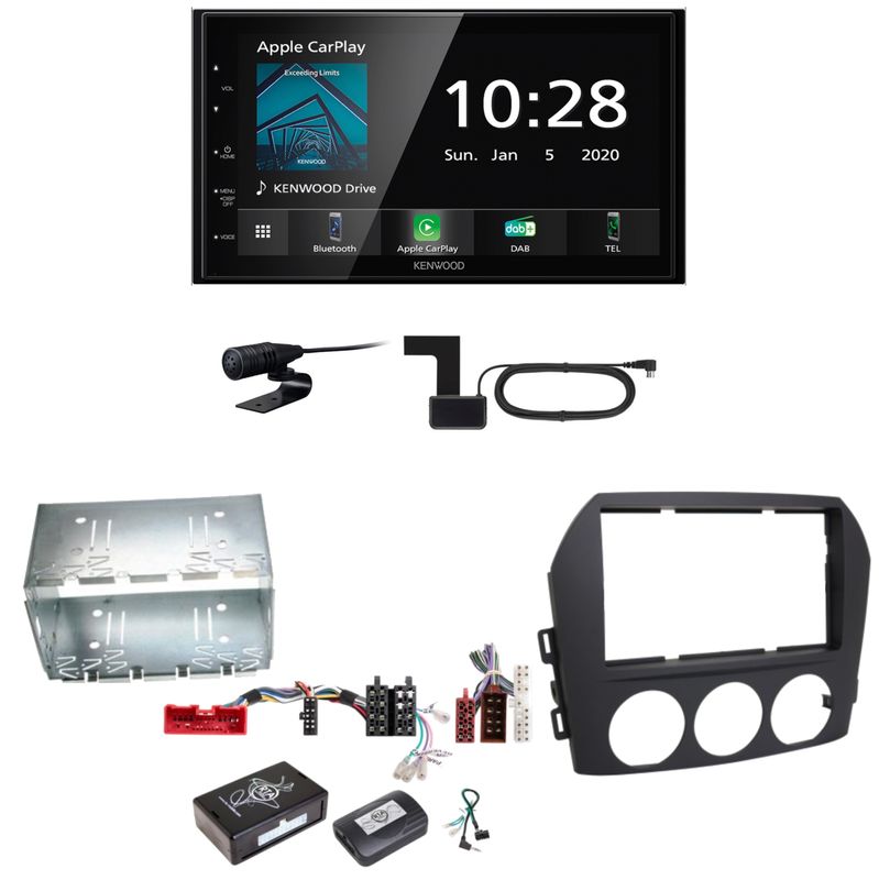 Kenwood DMX5020DABS Android Auto CarPlay Einbauset für Mazda MX-5 NC FL Kenwood DMX5020DABS Android Auto CarPlay Einbauset für Mazda MX-5 NC FL