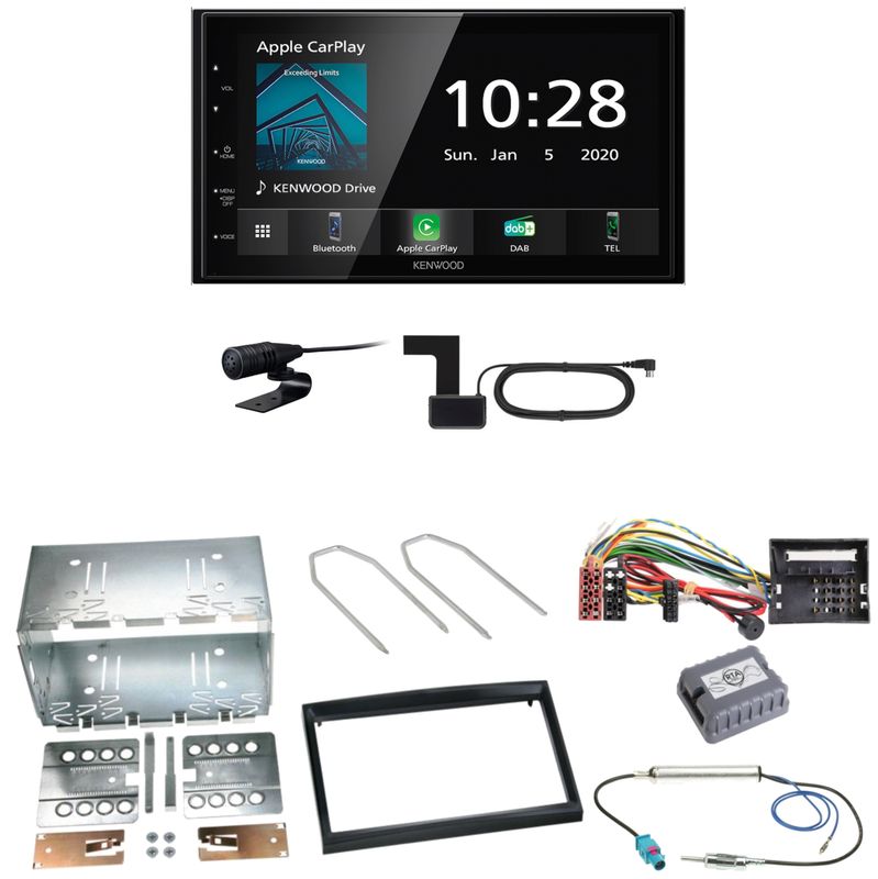 Kenwood DMX5020DABS Android Auto Einbauset für Citroen C2 C3 Berlingo Jumpy Kenwood DMX5020DABS Android Auto Einbauset für Citroen C2 C3 Berlingo Jumpy