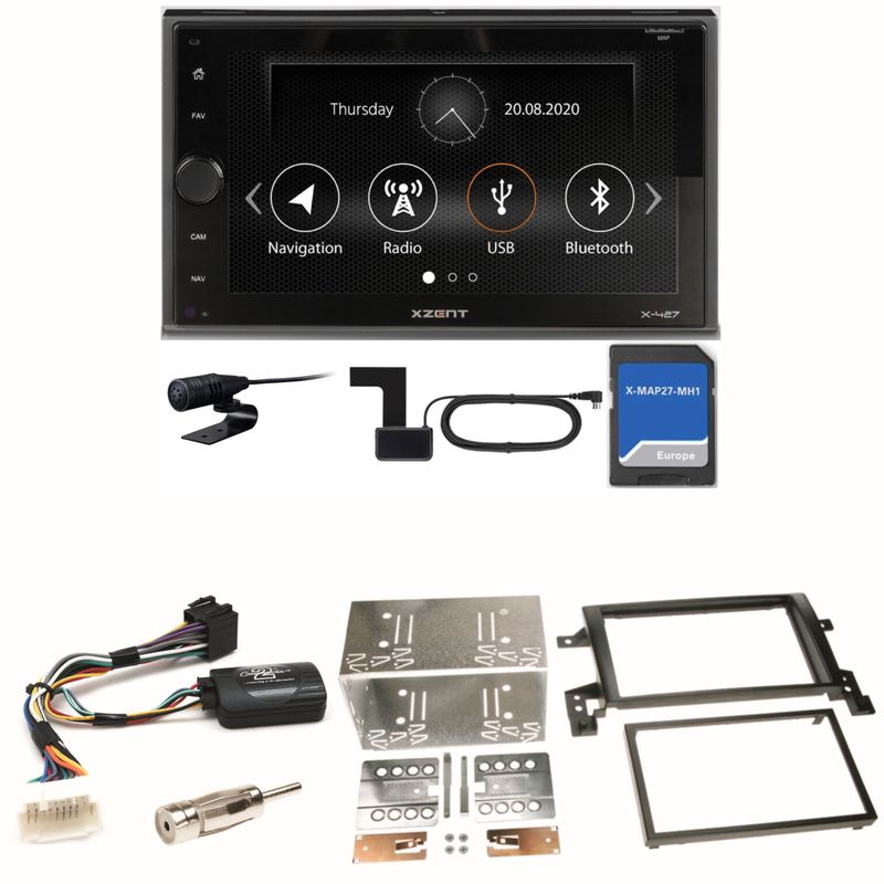 Xzent X-427 Navigation Digitalradio Einbauset für Suzuki Grand Vitara JT Xzent X-427 Navigation Digitalradio Einbauset für Suzuki Grand Vitara JT
