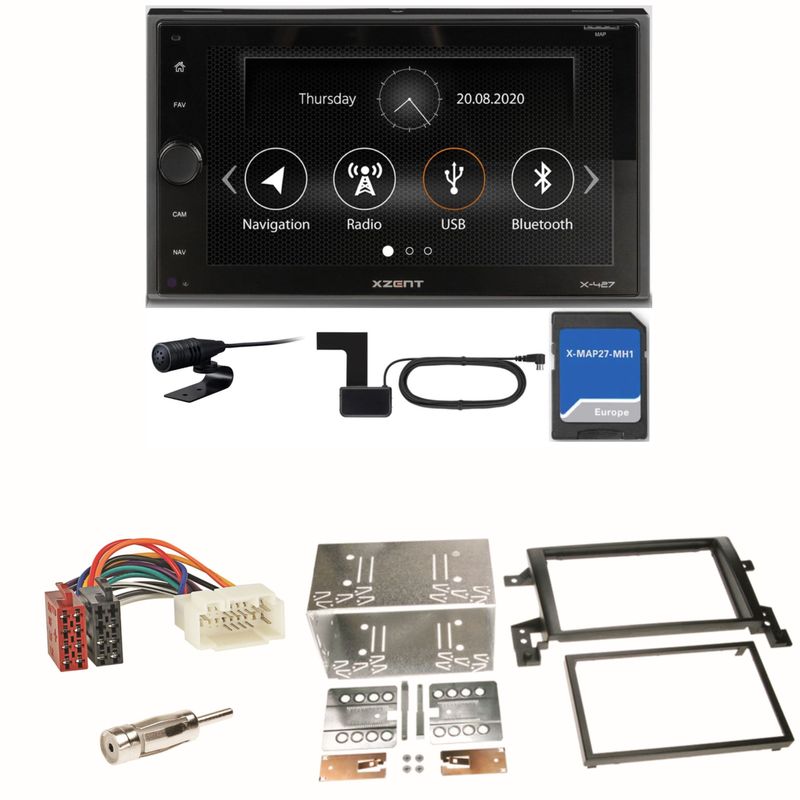 Xzent X-427 Navigation Digitalradio Einbauset für Suzuki Grand Vitara JT Xzent X-427 Navigation Digitalradio Einbauset für Suzuki Grand Vitara JT
