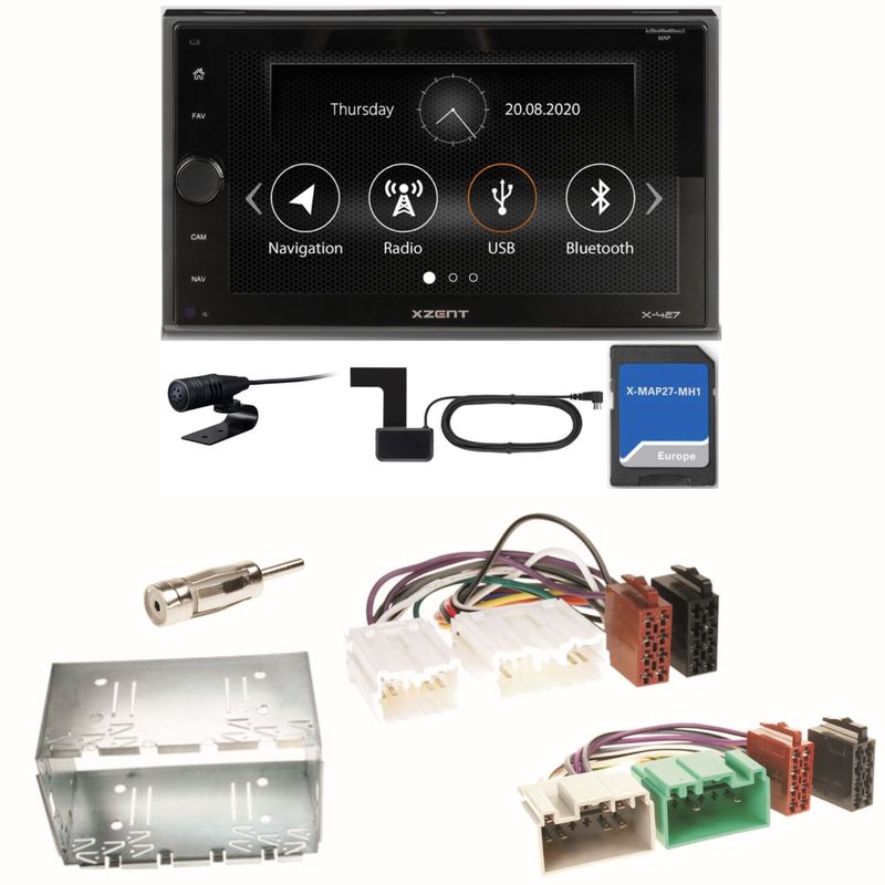 Xzent X-427 Navigation Digitalradio Bluetooth Einbauset für Volvo S40 V40 850 Xzent X-427 Navigation Digitalradio Bluetooth Einbauset für Volvo S40 V40 850