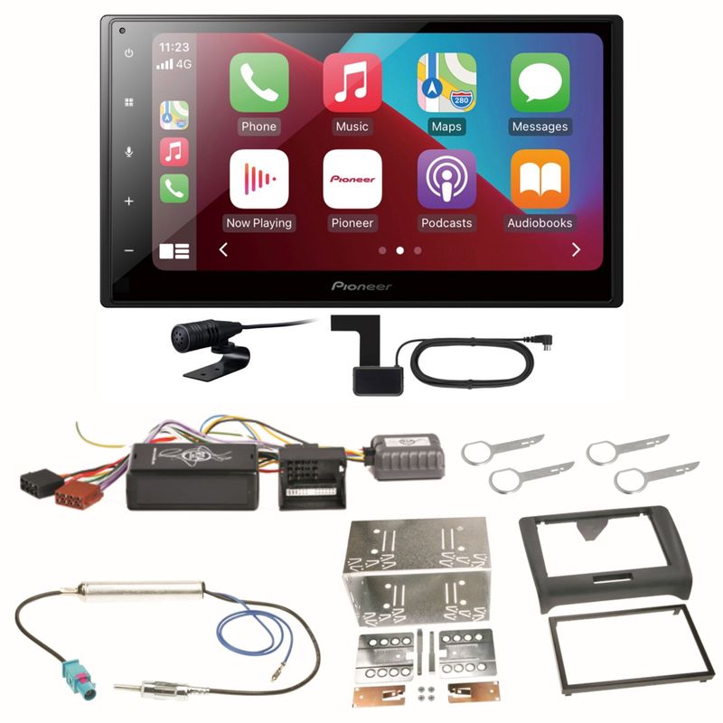 Pioneer SPH-DA160DAB Android Auto CarPlay Einbauset für Audi TT 8J Pioneer SPH-DA160DAB Android Auto CarPlay Einbauset für Audi TT 8J