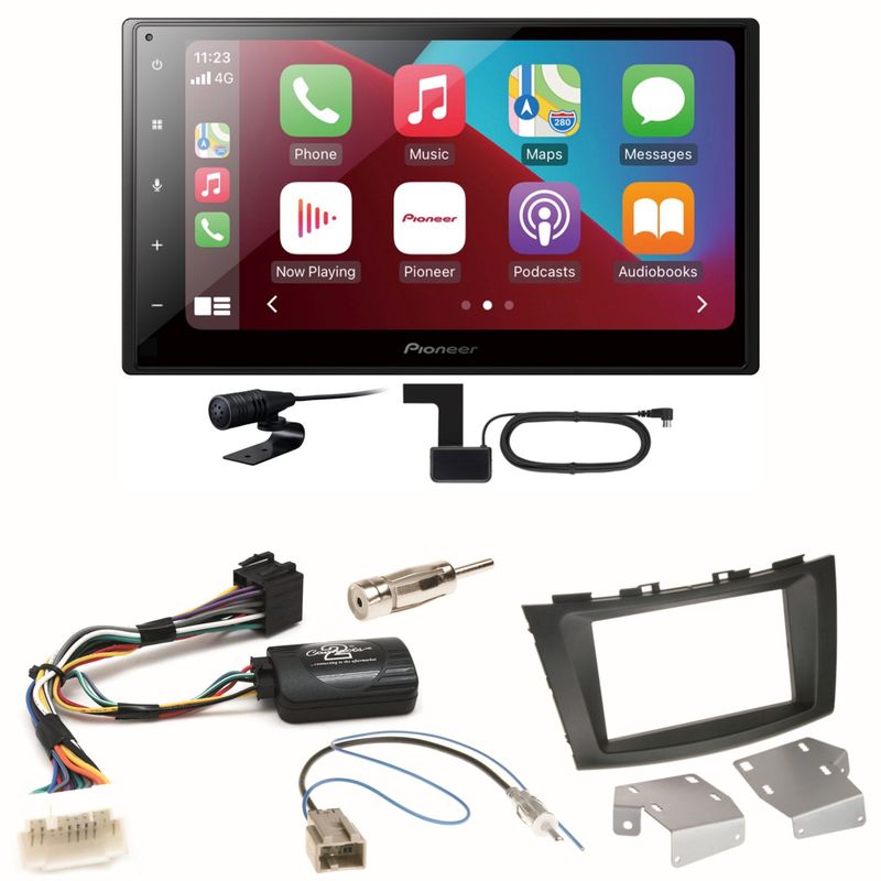 Pioneer SPH-DA160DAB Android Auto CarPlay Einbauset für Suzuki Swift Sport FZ NZ