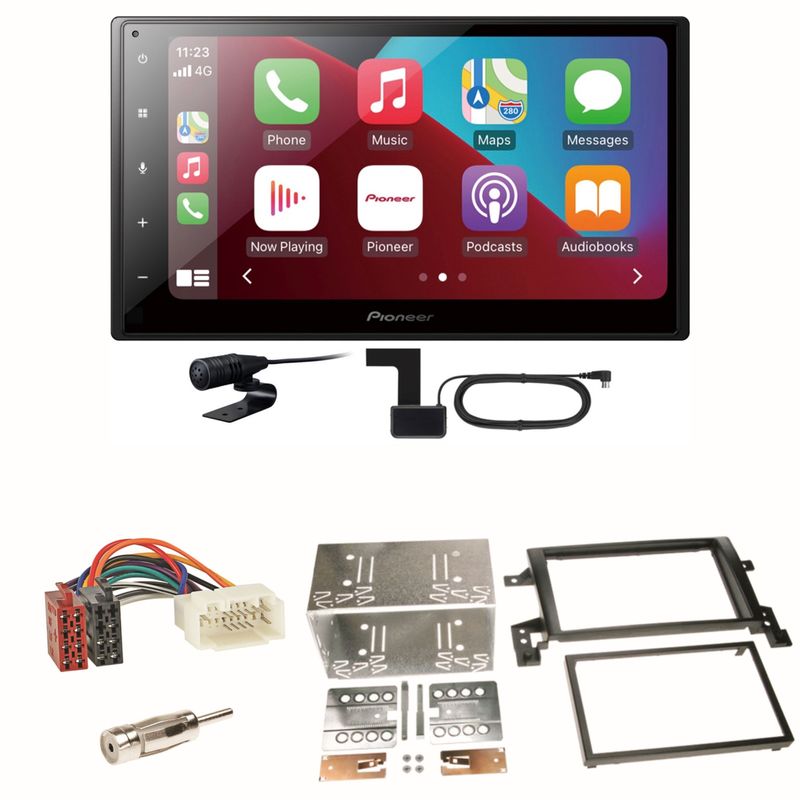 Pioneer SPH-DA160DAB Android Auto CarPlay Einbauset für Suzuki Grand Vitara JT