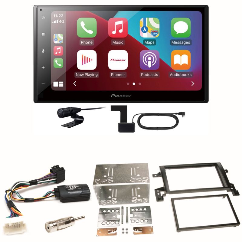 Pioneer SPH-DA160DAB Android Auto CarPlay Einbauset für Suzuki Grand Vitara JT