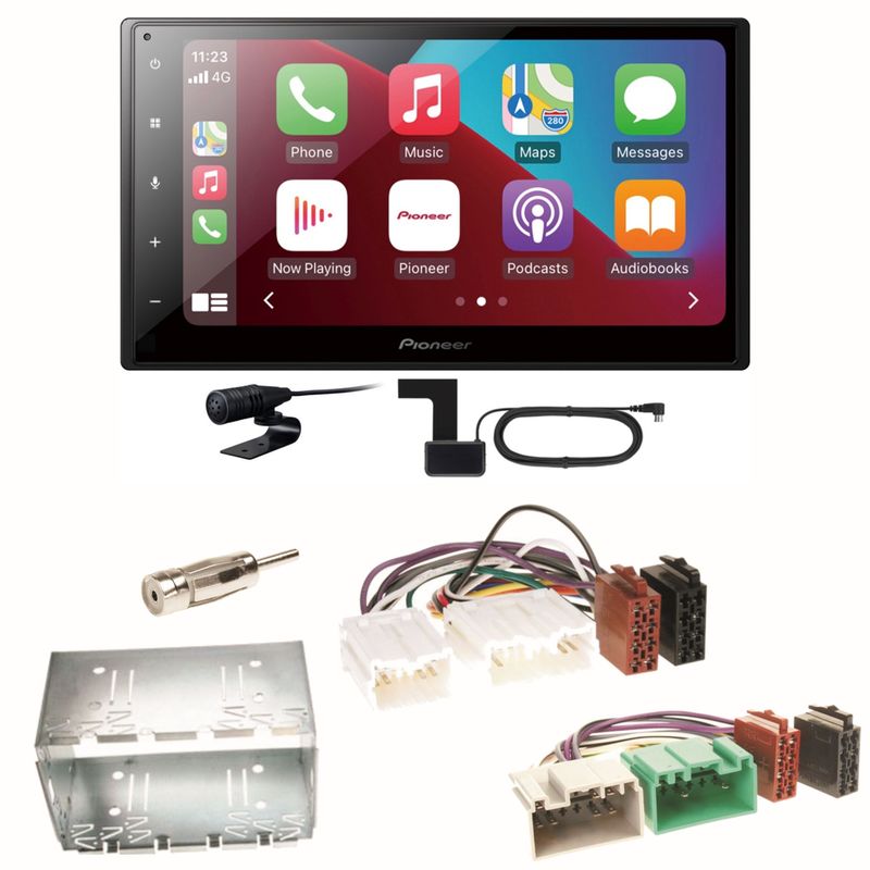 Pioneer SPH-DA160DAB Android Auto CarPlay Einbauset für Volvo S40 V40 850 Pioneer SPH-DA160DAB Android Auto CarPlay Einbauset für Volvo S40 V40 850