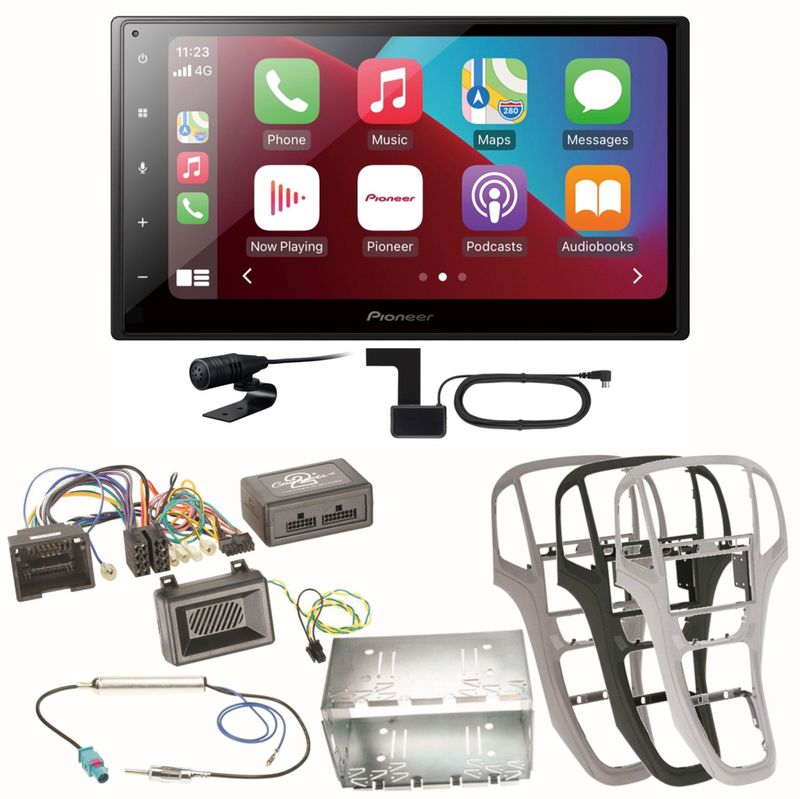 Pioneer SPH-DA160DAB Android Auto CarPlay Einbauset für Opel Astra J