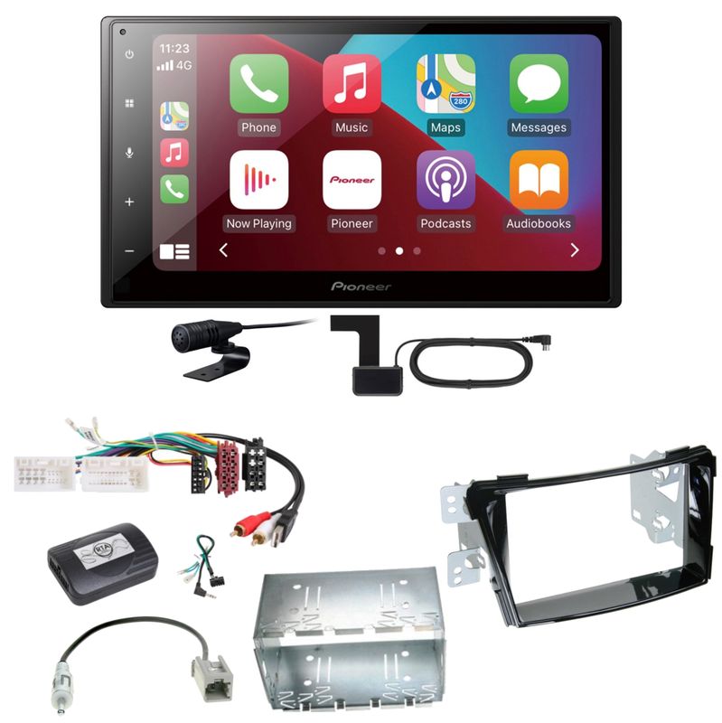 Pioneer SPH-DA160DAB Android Auto CarPlay Einbauset für Hyundai i40 VF