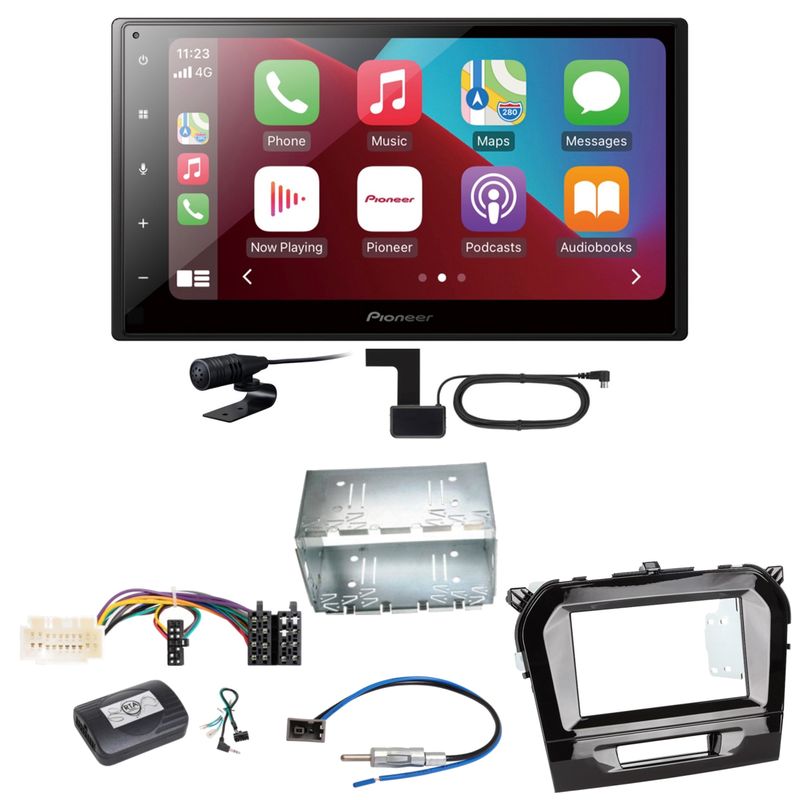 Pioneer SPH-DA160DAB Android Auto CarPlay Einbauset für Suzuki Vitara LY