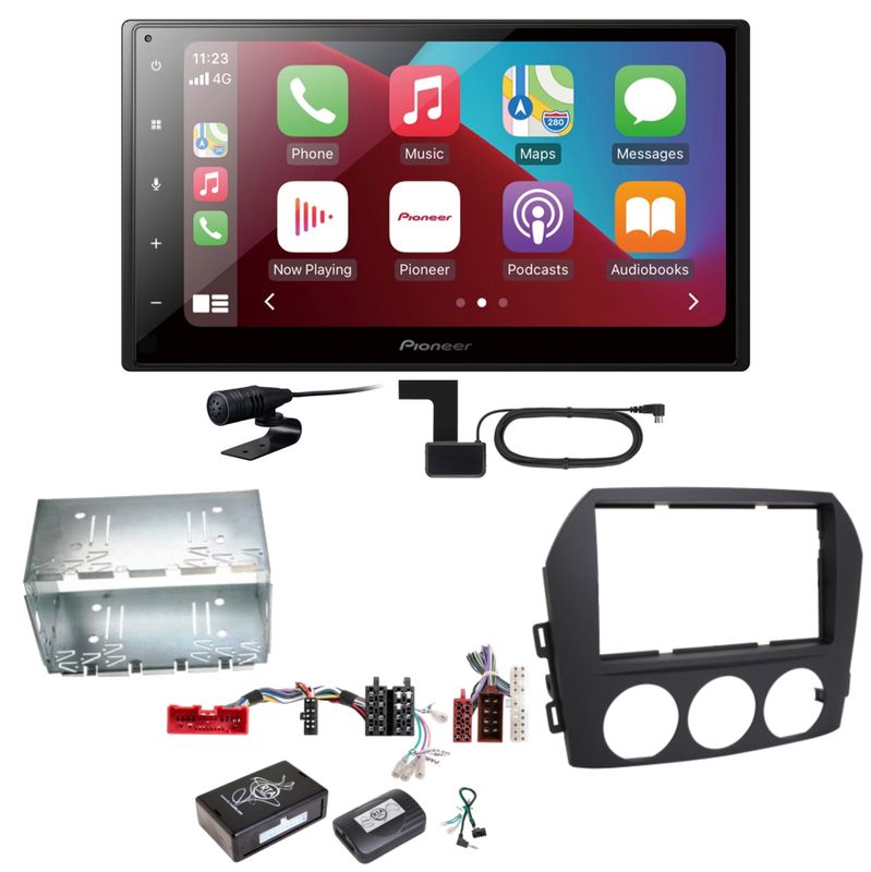 Pioneer SPH-DA160DAB Android Auto CarPlay Einbauset für Mazda MX-5 NC Pioneer SPH-DA160DAB Android Auto CarPlay Einbauset für Mazda MX-5 NC