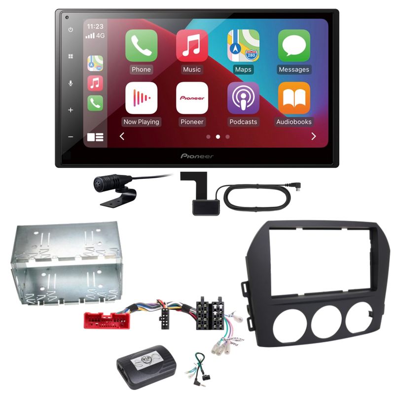 Pioneer SPH-DA160DAB Android Auto CarPlay Einbauset für Mazda MX-5 NC FL Pioneer SPH-DA160DAB Android Auto CarPlay Einbauset für Mazda MX-5 NC FL