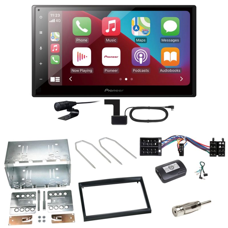 Pioneer SPH-DA160DAB Android Auto Einbauset für Peugeot 307 Citroen C2 C3
