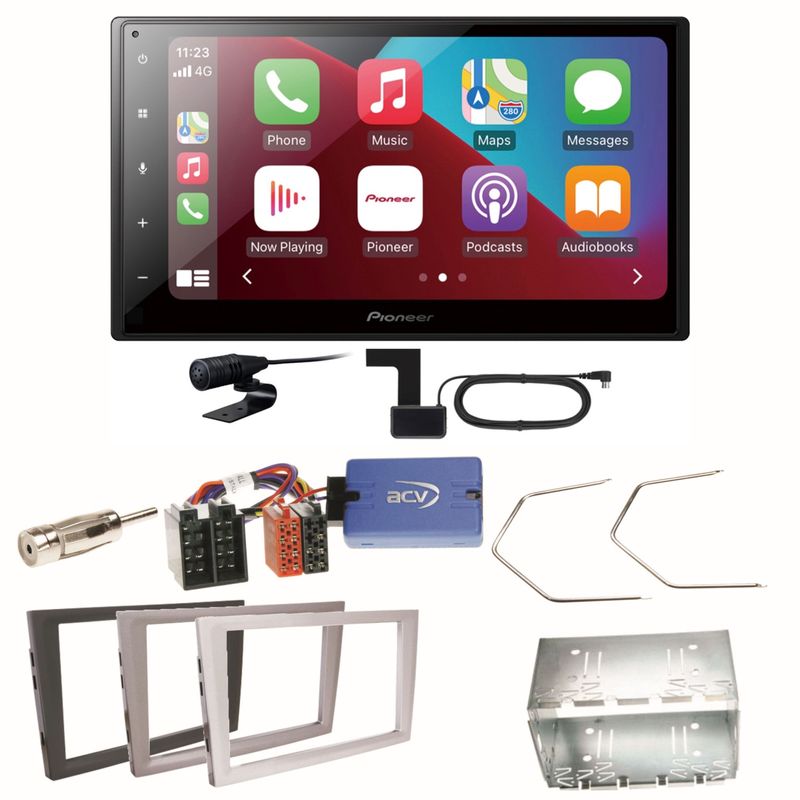 Pioneer SPH-DA160DAB CarPlay Einbauset für Opel Omega B Meriva A Agila Vivaro Pioneer SPH-DA160DAB CarPlay Einbauset für Opel Omega B Meriva A Agila Vivaro