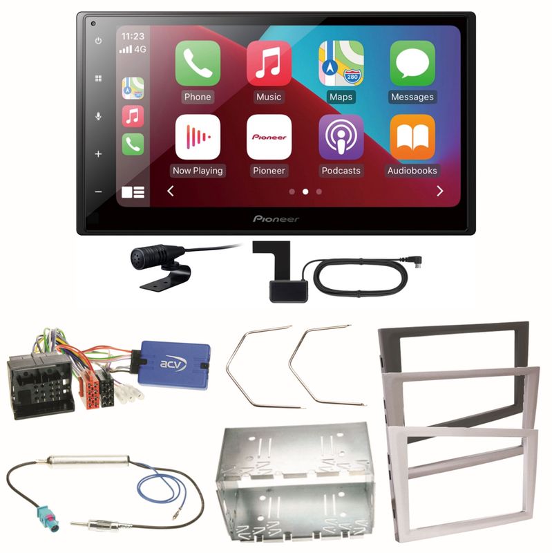Pioneer SPH-DA160DAB CarPlay Einbauset für Opel Signum Corsa C Tigra Twintop Pioneer SPH-DA160DAB CarPlay Einbauset für Opel Signum Corsa C Tigra Twintop