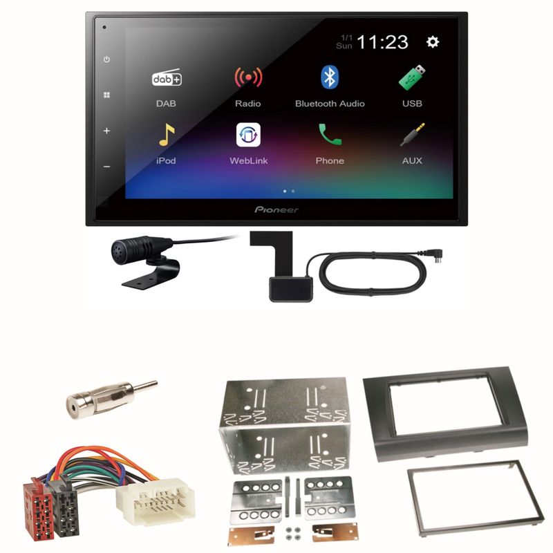 Pioneer DMH-A340DAB DAB+ Bluetooth Einbauset für Suzuki Swift Sport EZ MZ