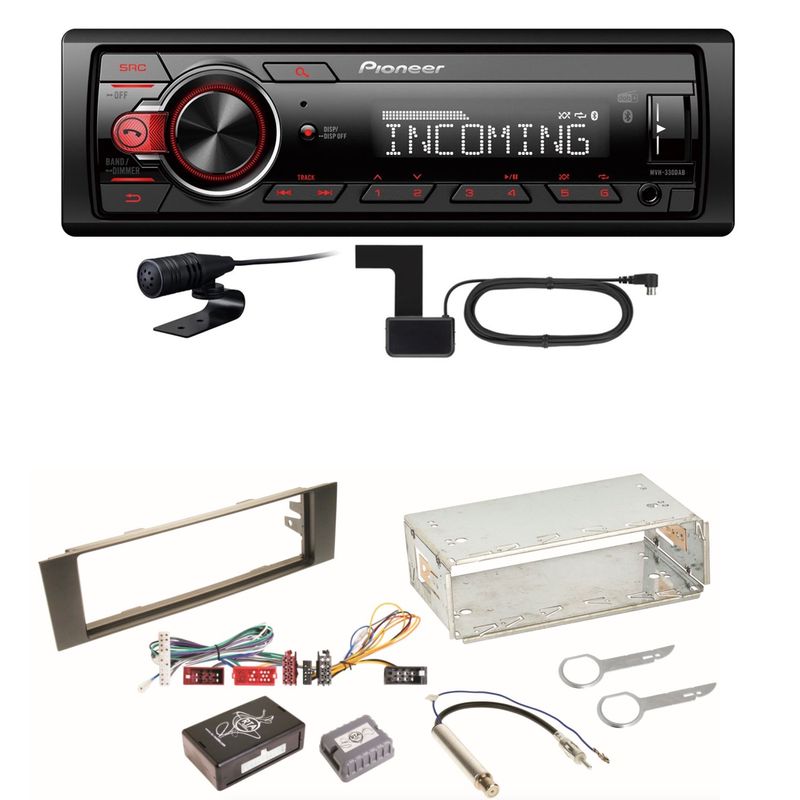 Pioneer MVH-330DAB Bluetooth Digitalradio Einbauset für Audi A3 8P 8PA