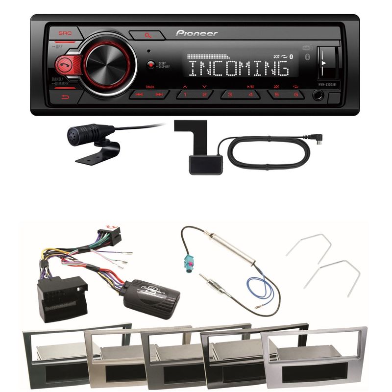 Pioneer MVH-330DAB Bluetooth Digitalradio Einbauset für Astra H Corsa D Zafira B Pioneer MVH-330DAB Bluetooth Digitalradio Einbauset für Astra H Corsa D Zafira B