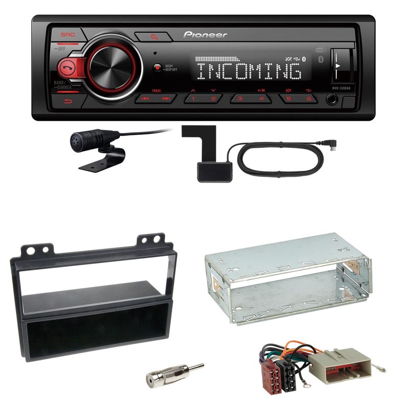 Pioneer MVH-330DAB Bluetooth Digitalradio Einbauset für Ford Fiesta Fusion Pioneer MVH-330DAB Bluetooth Digitalradio Einbauset für Ford Fiesta Fusion