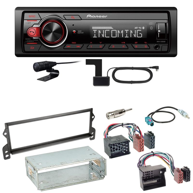 Pioneer MVH-330DAB Bluetooth Digitalradio Einbauset für MINI R50 R52 R53