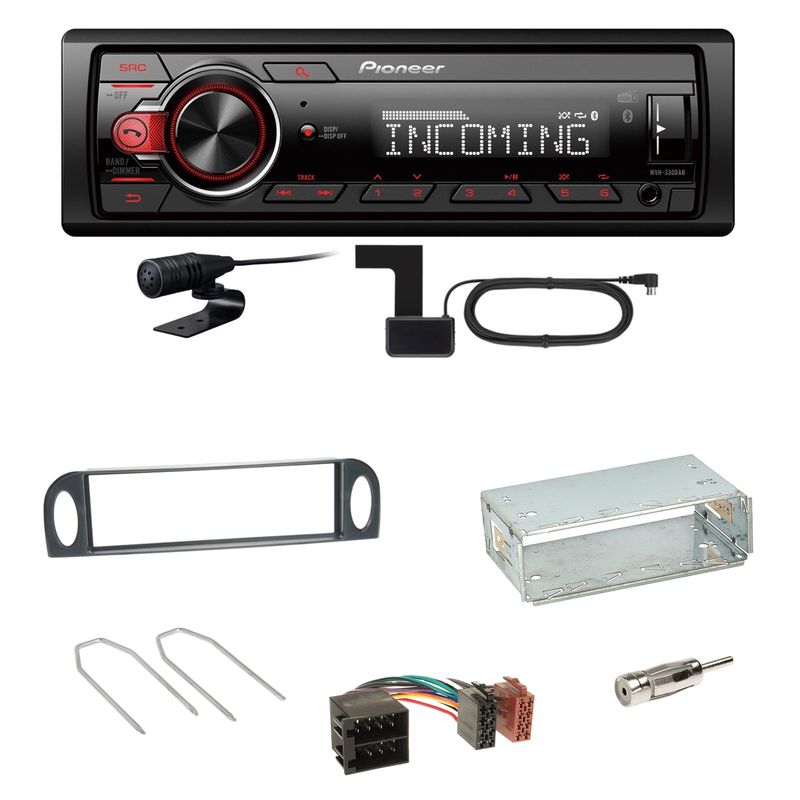 Pioneer MVH-330DAB Bluetooth Digitalradio Einbauset für Citroen C5 bis 07/2004 Pioneer MVH-330DAB Bluetooth Digitalradio Einbauset für Citroen C5 bis 07/2004