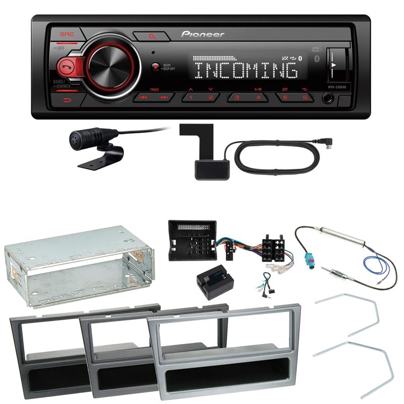 Pioneer MVH-330DAB Bluetooth DAB Einbauset für Opel Signum Corsa C Tigra Twintop Pioneer MVH-330DAB Bluetooth DAB Einbauset für Opel Signum Corsa C Tigra Twintop