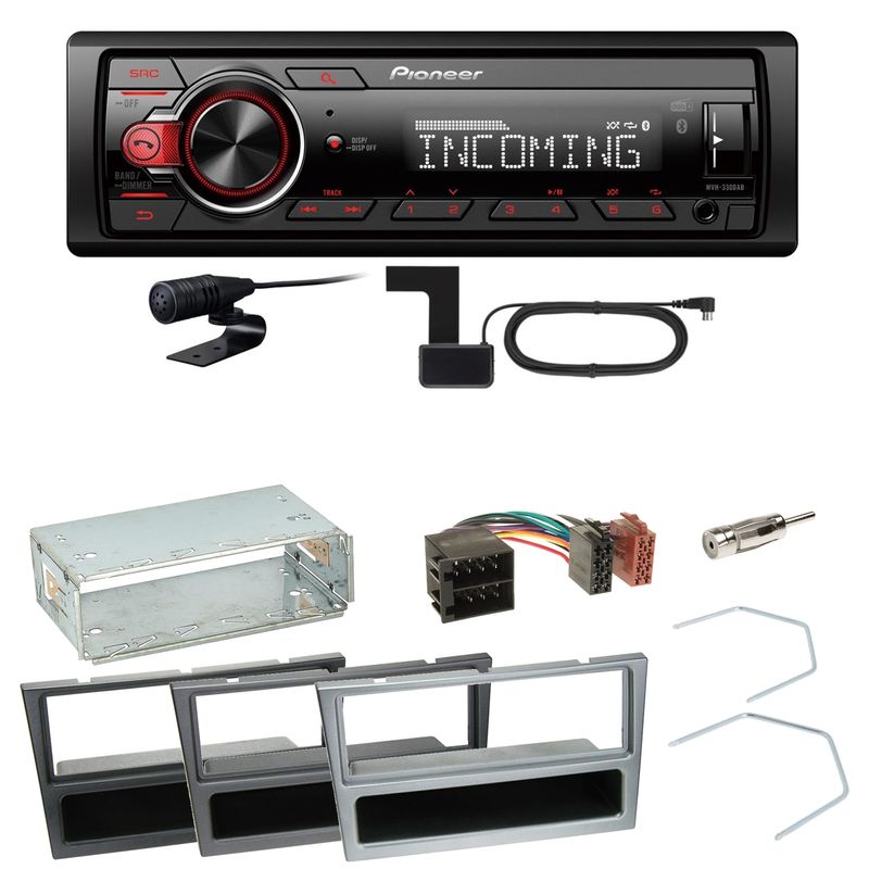 Pioneer MVH-330DAB Bluetooth DAB Einbauset für Opel Vectra C Signum Corsa Combo Pioneer MVH-330DAB Bluetooth DAB Einbauset für Opel Vectra C Signum Corsa Combo