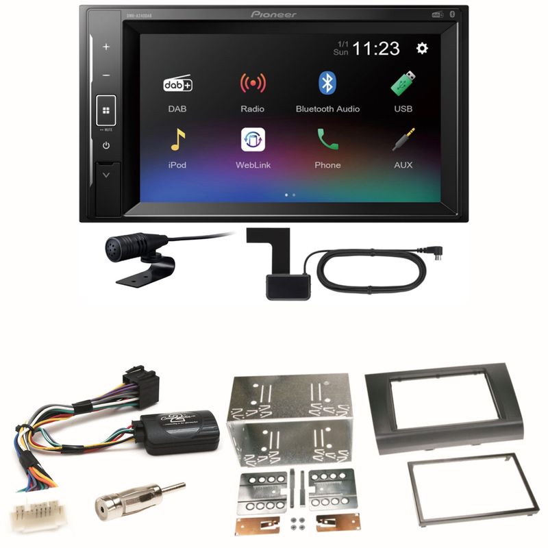Pioneer DMH-A240DAB DAB+ Bluetooth Einbauset für Suzuki Swift Sport EZ MZ Pioneer DMH-A240DAB DAB+ Bluetooth Einbauset für Suzuki Swift Sport EZ MZ