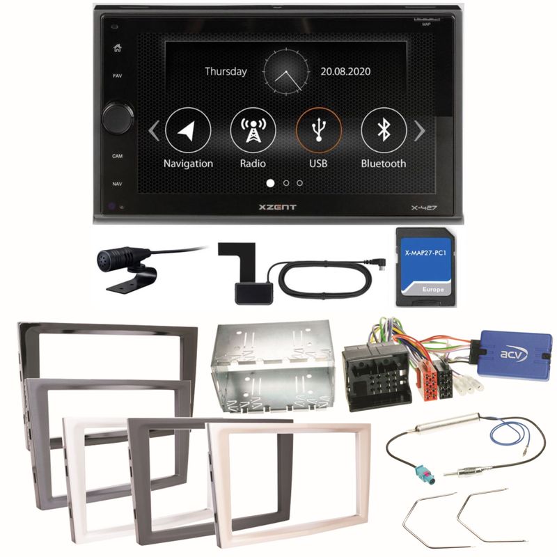 XZENT X-427 Digitalradio USB Einbauset für Opel Astra H Corsa D Zafira B Antara XZENT X-427 Digitalradio USB Einbauset für Opel Astra H Corsa D Zafira B Antara