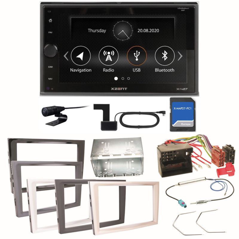XZENT X-427 Digitalradio USB Einbauset für Opel Astra H Corsa D Zafira B Antara XZENT X-427 Digitalradio USB Einbauset für Opel Astra H Corsa D Zafira B Antara