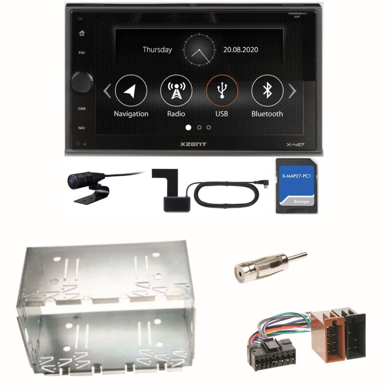 XZENT X-427 DAB+ Bluetooth Einbauset für Mercedes Vito Viano W639 W447 Sprinter