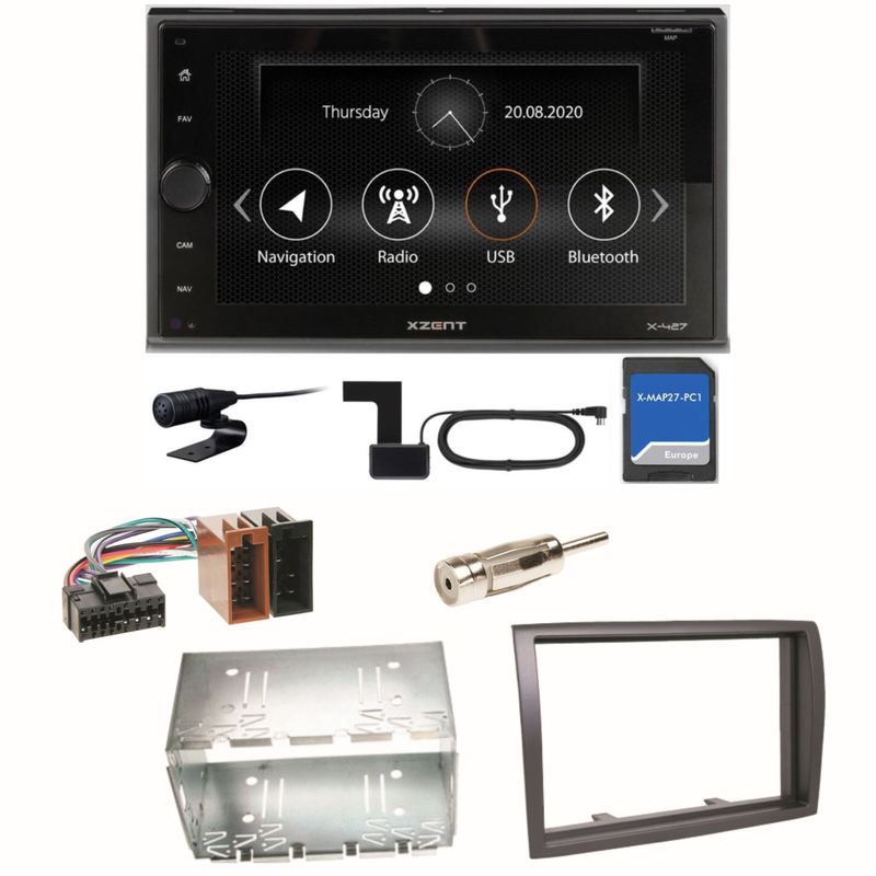 XZENT X-427 Digitalradio Bluetooth Einbauset für Fiat Ducato Boxer Jumper XZENT X-427 Digitalradio Bluetooth Einbauset für Fiat Ducato Boxer Jumper