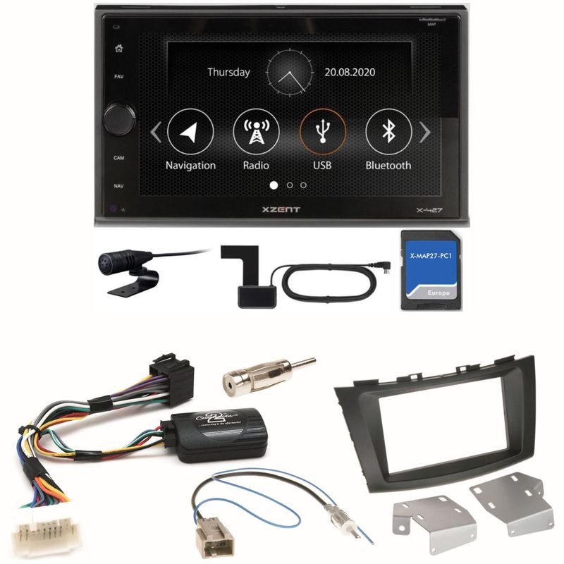 XZENT X-427 DAB+ Bluetooth PKW Navigation Einbauset für Suzuki Swift Sport FZ NZ XZENT X-427 DAB+ Bluetooth PKW Navigation Einbauset für Suzuki Swift Sport FZ NZ